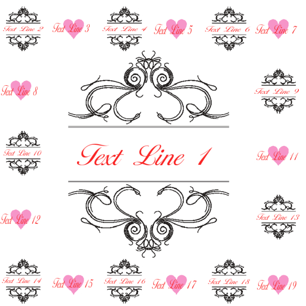 step and repeat design sample